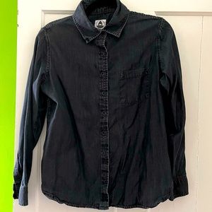 SUPER SOFT black denim TRADLANDS womens shirt